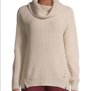 Pink Rose turtleneck sweater